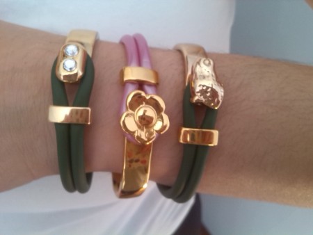 cod.00040. Pulseras Semirígidas de caucho. NOVEDAD.